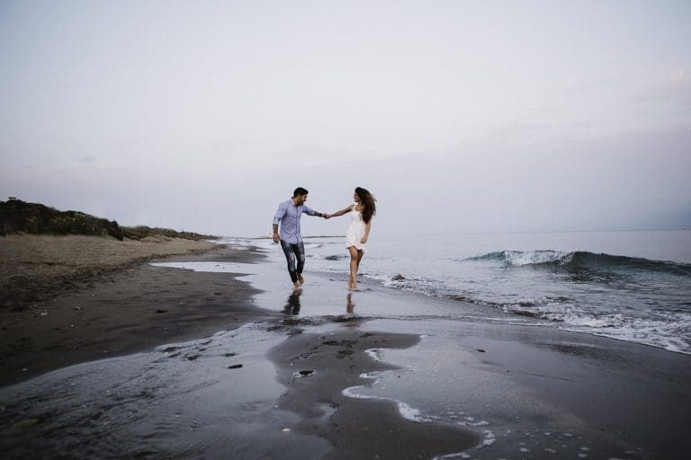 valentines day background, couple, beach, walking, holding hands, sea, outdoors, secluded beach, nature, landscape, having fun