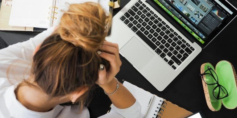 pexels photo 313690 313690 Woman Sitting in Front of Macbook
